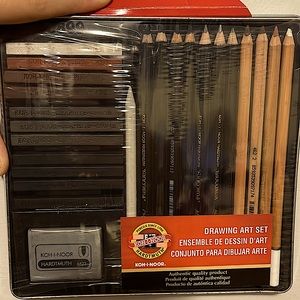 This is a brand new art set kit that has not been used and is freshly package.